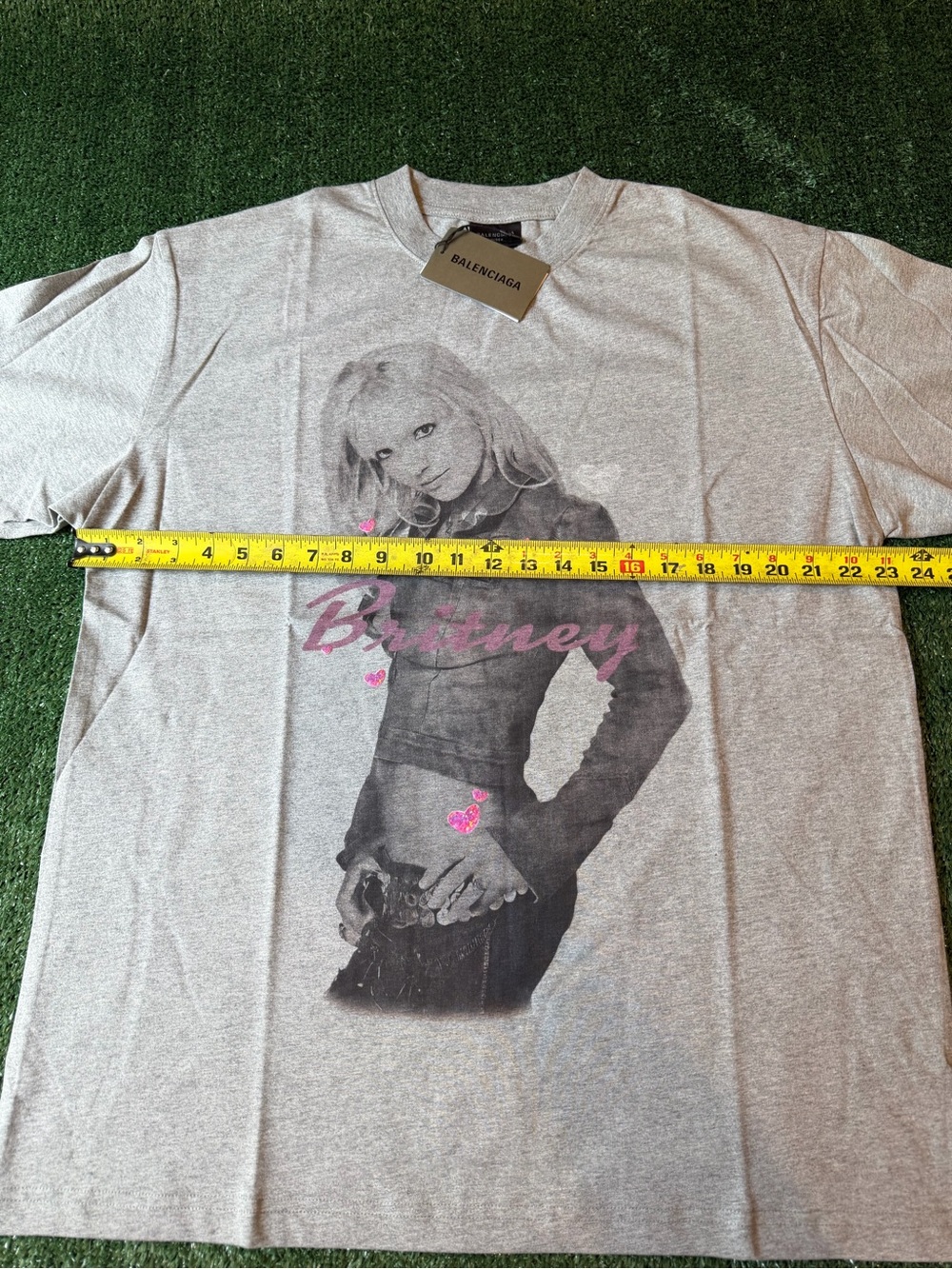 Grey 'Britney' Graphic Tee - Picture 7 of 11